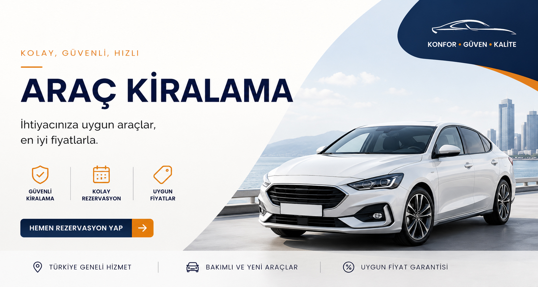ObaCars Filo araç kiralama bannerı